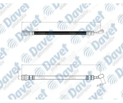 SVAC 800191 Arka Sol Fren Hortumu Cee`d Sw-Pro 06-12 - I30 07-12 587371H300 587372H350 587372L300 587372L700 58737A6300